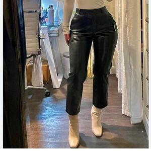 Babaton command Faux Leather pants